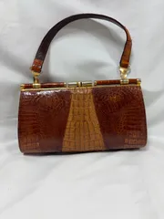 ビンテージクロコダイル　ハンドバック