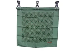 HERMES エルメス ハンカチーフ ポケットチーフ カレ42 マルチカラー シルク100% ユニセックス 総柄 プチカレ ガヴロッシュ 美品