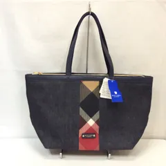 未使用☆BLUE LABEL CRESTBRIDGE ブルーレーベル クレストブリッジ デニムトートバッグ
