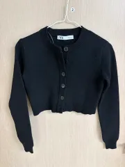 ZARA クロップド カーディガン