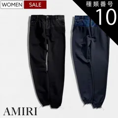 種類10：26/ネイビー 【定価209,000円(税込)】AMIRI -アミリ-   ボトムスの定義を鮮やかに塗り替えるエッジィな一着！大人らしい拘りと遊び心擽るデニムドッキングスウェットパンツ ジョガー  HYBRIT SWEATPANT  WJP004-S