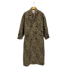 ジュエティ jouetie ゼブラ柄 ロングチェスターコート レディース import：M のサムネイル