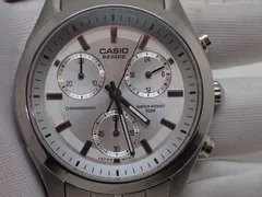 【追】 カシオ CASIO BESIDE  ビサイド BEM-503D-7A クォーツ 不動 腕時計 クロノグラフ ジャンク品 経年保管品