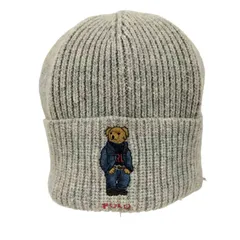 ポロラルフローレン POLO RALPH LAUREN  SOLID DENIM BEAR BEANIE ビーニー ニットキャップ メンズ 表記無 