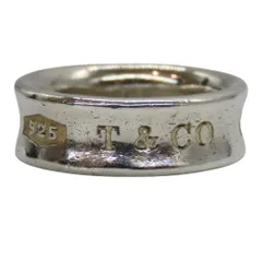 【中古】TIFFANY&Co. ティファニー ナローリング 1837 925 約7.67g 約6mm幅 11号 SV SV925 シルバー リング 指輪 Ag925 人気モデル A2600772【無料ギフトラッピング承ります】