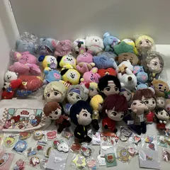 ◆ 【ジャンク品】 約90点 まとめ商品 BTS TINY TAN BT21 ミニぬいぐるみ マスコット キーホルダー アクスタなど 現状品