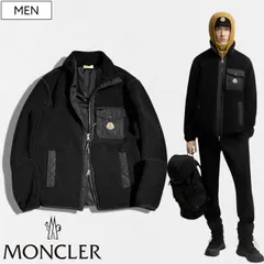 【定価182,600円(税込)】MONCLER モンクレール  大人のラグジュアリーカジュアルを演出する！遊び心溢れる異素材コンビネーションテディボアブルゾン ジャケット ダブルジップ ドッキング フリース ボア 国内正規品/モンクレールジャパン K20918