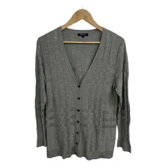 Burberry LONDON(バーバリーロンドン) カーディガン サイズ5 XS レディース - グレー 長袖/チェック柄