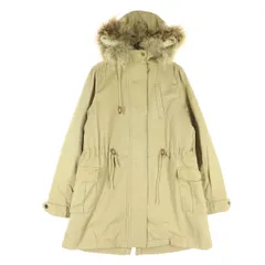 ichi イチ 長袖 コート ベージュ ライナー取り外し可 レディース 古着