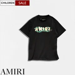 【定価44,000円(税込)】AMIRI -アミリ-  子供服という枠には収まりきらない圧倒的なクオリティとブランドの哲学が凝縮された一枚！ クルーネックTシャツ ティーシャツ スネーク 蛇  T-SHIRT カットソー ブラック SRPS24KJL004 S