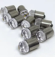 ダイヤカットレンズ 超拡散 爆光 高輝度LED球 24V S25 BA15S G18 LED球 バスマーカー球 ナマズマーカー球 シャーシマーカー 球 6個SET 　トラック 三菱ふそう 日野 いすゞ UD Dタイプ