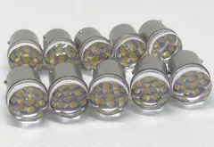 ダイヤカットレンズ 超拡散 爆光 高輝度LED球 24V S25 BA15S G18 LED球 バスマーカー球 ナマズマーカー球 シャーシマーカー 球 20個SET 　トラック 三菱ふそう 日野 いすゞ UD Dタイプ