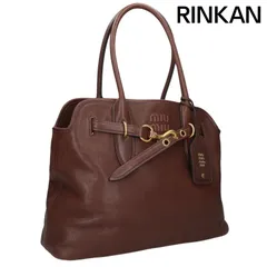 ミュウミュウ  5BG291 AVENTURE ナッパレザー アバンチュール ミディアムハンドバッグ レディース M