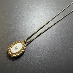 【vintage】Christian Dior ロゴネックレス ゴールドカラー　ヴィンテージ　GT-R2