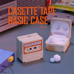 Galaxy Buds2 / Galaxy Buds FE / Pro / Live ケース 耐衝撃 シリコン カバー GalaxyBuds 2 ギャラクシー バッズ 2 他 対応 elago CASSETTE TAPE BASIC CASEのサムネイル