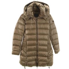 希望価格受付中】ダウンコート ベージュ 艶感 タトラス サリン Aライン 