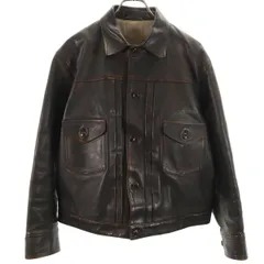 OLD JOE オールドジョー 日本製 馬革 レザージャケット 38 ダークブラウン メンズ 古着