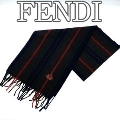 FENDI フェンディ ズッカ柄 シルク 絹100% スカーフ ストール - メルカリ