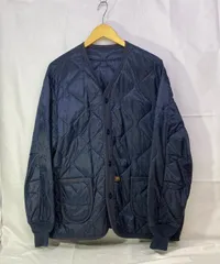 ALPHA INDUSTRIES アルファ インダストリーズ キルティングライナージャケット サイズ：L-R カラー：ネイビー