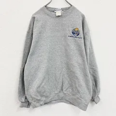 古着 used　90s　Lee　リー　スウェット/トレーナー　刺繍ロゴ　ヴrィンテージ　霜降りグレー　Lサイズ【値引き交渉OK！】