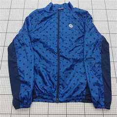◇ ⊇ キャロウェイ Callaway 241-8210801 ドット柄ブルー系ジャケット メンズ LL E  【1512190011944】