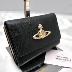 ◇極美品◇ヴィヴィアン　エグゼクティブ　三つ折り財布　がま口×オーブ　ブラック