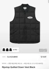 L ディスイズネバーザット リップストップ キルト ダウン