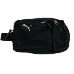 中古 プーマ PUMA カートバッグ ブラック 格子柄 ミニ コンパクト ロゴ刺繍 軽量 ワンハンドル