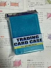 未開封 日本製品) 日本 DAISO セリア トレーディングカード トレカ ケース セリア 통 青