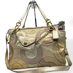 美品　希少　COACH コーチ　2way ハンドバッグ　ショルダーバッグ　レザー