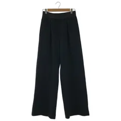 MUSE de Deuxieme Classe (ミューズドゥドゥーズィエムクラス) dumblefit タックパンツ ブラック 38