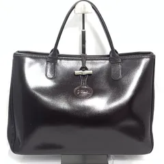 LONGCHAMP ロンシャン ロゾ ハンドバッグ レザー ダークブラウン レディース A4はいります