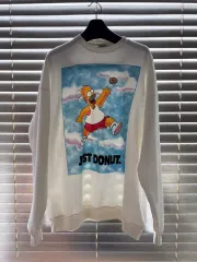 XXL 90s シンプソンズ Just Donut NIKE パロディ スウェットシャツ