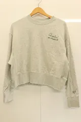 【中古】 JOURNAL STANDARD relume レディーススウェット F 刺繍ロゴスウェット JOURNAL STANDARD relume F グレー 灰 刺繍