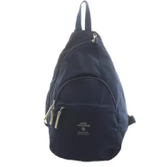 アネロ anello グランデ GRANDE ボディバッグ ロゴ ナイロン 紺 ネイビー /AN4