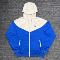 美品 NIKE Wind Runner JKT M ナイキ ウィンドランナー ジャケット ブルー ■