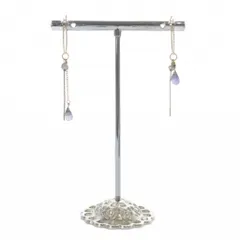 アガット フープ ピアス K10 イエローゴールド