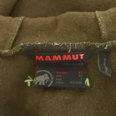 マムート MAMMUT Thermal Wool Fleece Jacket Women フリースジャケット パーカー ジップアップ ロゴ 刺繍 XS カーキ 1010-19811 /AN34