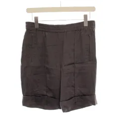プラダ PRADA ショートパンツ ハーフパンツ シルク 36 グレー /YMのサムネイル