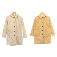 マッキントッシュフィロソフィー MACKINTOSH PHILOSOPHY ステンカラーコート スプリングコート アウター リバーシブル ロング丈 無地 フード 38 ベージュ ライトグレー /BB