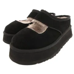 アグ UGG メリージェーン MARY JANE スリッポン シューズ スリッポン スエード 24cm 黒 ブラック /JS ■GY11