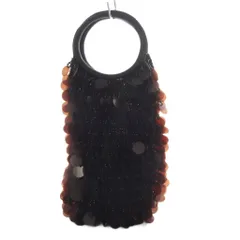 ジャマンピュエッシュ JAMIN PUECH ハンドバッグ スパンコール ブラウン /YO21 ■SH