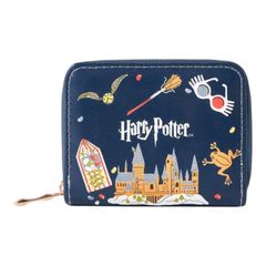 HARRY POTTER 해리 포터 지갑 지갑 동전 지갑 카드 넣어 백미 콩 조미 초콜릿 멜라멜라 안경 스니치 빗자루 네이비 귀여운 선물 선물 해외 제품 잡화