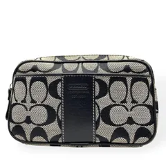 極美品　COACH コーチ シグネチャー ウエストポーチ ウエストバッグ