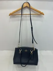 中古 コーチ  2WAY ショルダー バッグ F57523 ネイビー COACH  レディース カバン BAG 【S0421-001】〇 263