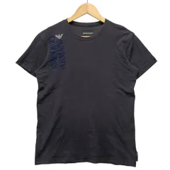 EMPORIO ARMANI エンポリオ・アルマーニ ロゴ 半袖Ｔシャツ ネイビー系 サイズS 正規品 / 40943