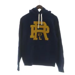 ラルフローレン RALPH LAUREN logo fleece hoodie パーカー トレーナー 長袖 ロゴ 裏起毛 S 紺 ネイビー ■GY14 /MQ