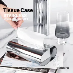 ティッシュケース ティッシュボックス ステンレス 鏡面仕上げ おしゃれ テッシュケース ペーパータオルホルダー 収納 ホルダー