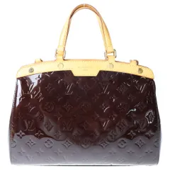 LOUIS VUITTON (ルイヴィトン) ヴェルニ ブレアMM ハンドバッグ 2wayショルダーバッグ アマラント パテントレザー M91619