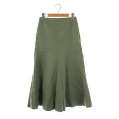 ミラオーウェン Mila Owen マーメイドスカート フレア マキシ ロング 0 緑 グリーン /AT ■OS